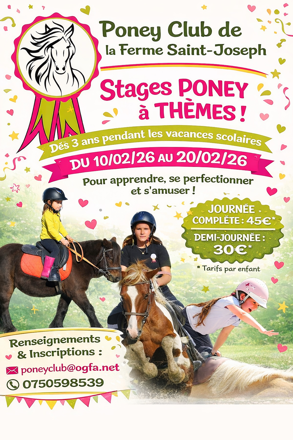 Programme vacances février 2026